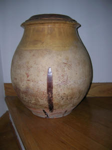 Recipiente in terracotta (1830)