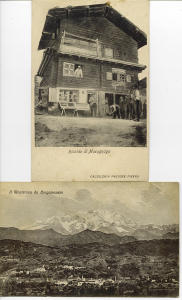 Panorama di Macugnaga (1900)